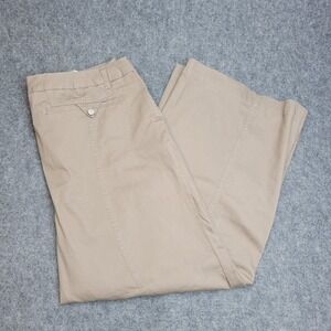 Lane Bryant Pants Womens 24 Brown Stretchable Venezia Mid-Rise Flare Wide Leg